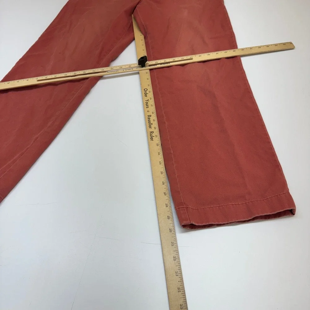 J Crew Pants Mens 34x30 Red Orange Chino Relaxed Fit Preppy Gorpcore Hong Kong